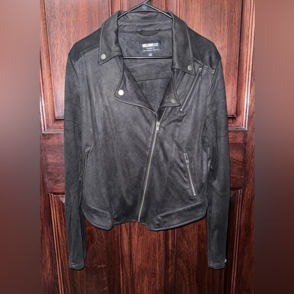 William Rast Jackets & Blazers - NWOT William Rast Justin Timberlake Motorcycle Black Jacket Size Large
